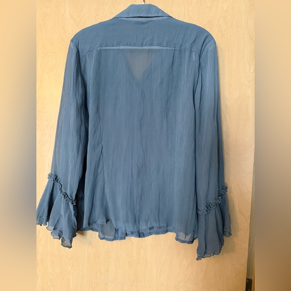 Studio 1940 Vintage Ruffle Detail Blouse - Picture 5 of 5